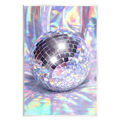 Ax-269-Wood " Gleaming Disco Ball " by Ziwei Li