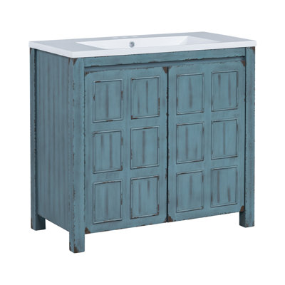 Organisateur de meuble-lavabo 36 po avec lavabo