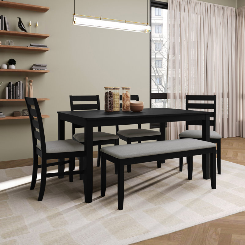 Ouray Dining Set, Black