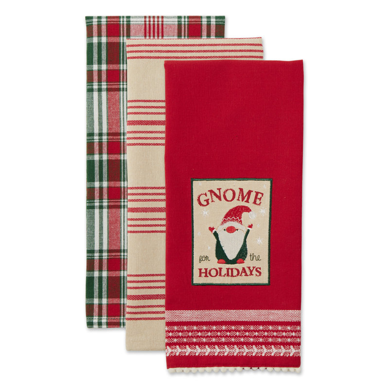 Ensemble de 3 serviettes à thé Little Gnome