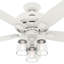 Ventilateur de plafond standard à 5 pales de 44 po avec lumières et télécommande Bennett-71202940