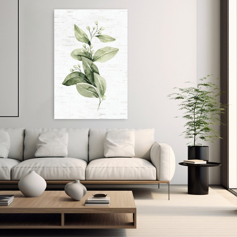 Leafy Retreat 5, art naturel contemporain, H 60 po x l 40 po