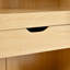 Armoire garde-manger courbée de 72 po avec tablettes et tiroir Nelson-121163783