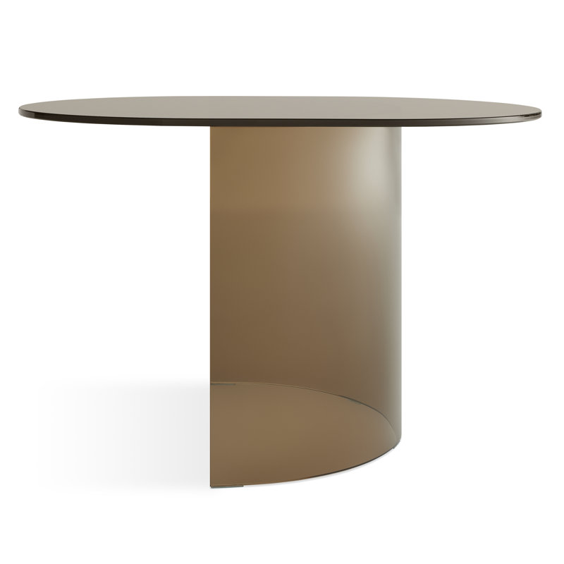 Half Past Glass End Table, 18" H x 29" W x 21" D