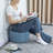 15" Compact Round Ottoman Footrest-106420190