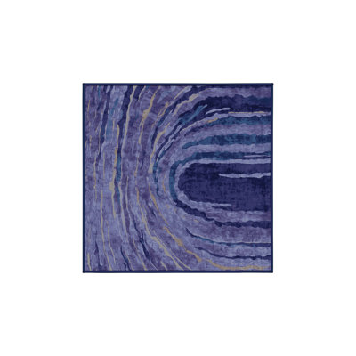 Machine Washable Purple Area Rug