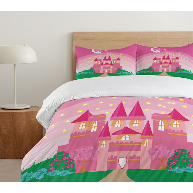 Ensemble de housse de couette magic, Housse de couette simple + 1 taie décorative