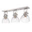 Plafonnier semi-encastré 3 lumières 25,13 po Bales-761918234-761918236