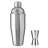 Denika Gold Brass Stainless Steel Glass Shaker