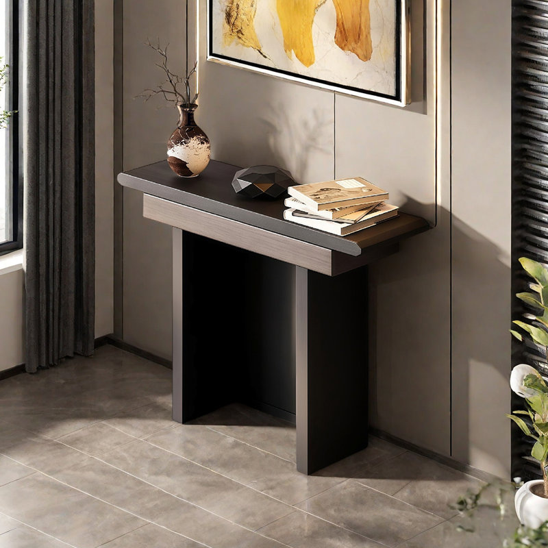 Console en bois de style italien, H 31,5 po x l 47,24 po x P 13,78 po