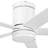 Graceshire 60" White Ceiling Fan with LED Light and Remote-122613081-122613082