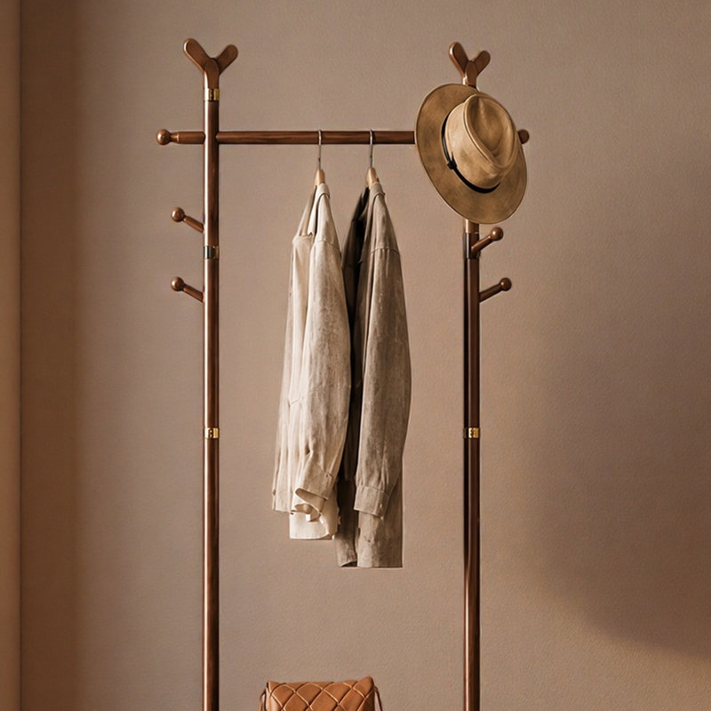 Armoire portemanteau en bois de frêne, Black