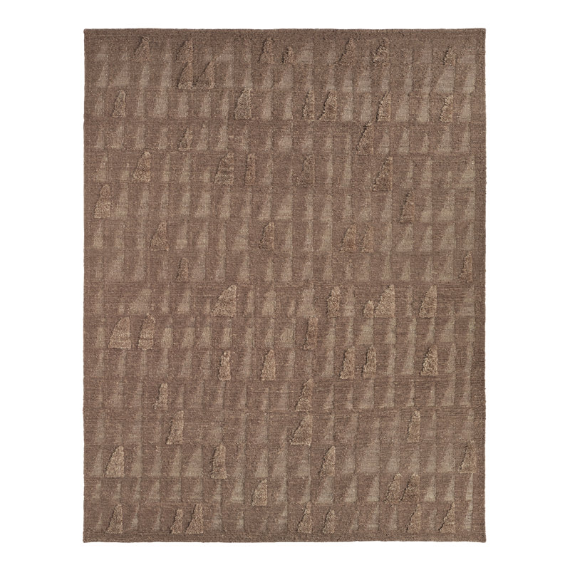 Hand Woven Wool Abstract Area Rug