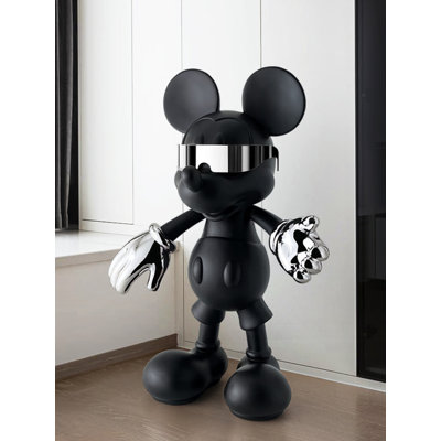 Modern Minimalist Mickey Ornament