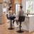 Zager Swivel Upholstered Adjustable Height Bar Stool-1978529460-1978529462
