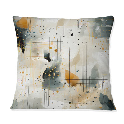 Abstract Throw Pillow