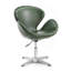 Fauteuil ballon pivotant rembourré en laine Raspberry-51336374