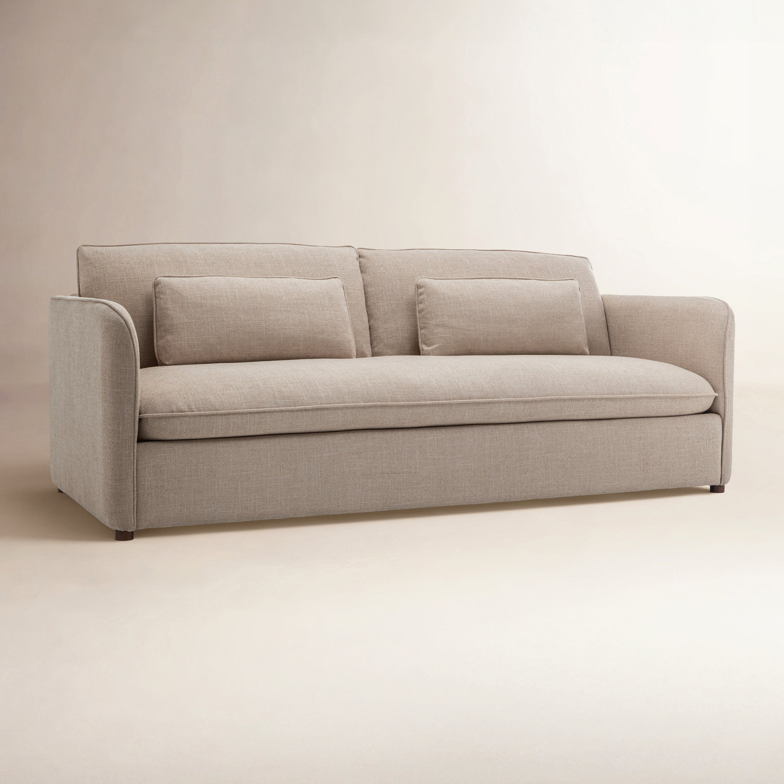 Faye 84" Sofa, Beige