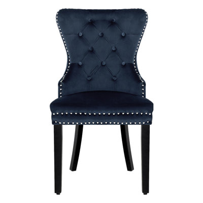 Kirsten 19.75'' H Tufted Velvet Upholstered Side Chair