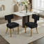 Ensemble de 2 chaises de salle à manger de style Mid-Century moderne-1133305124