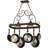 Steel Handcrafted Oval Hanging Pot Rack
