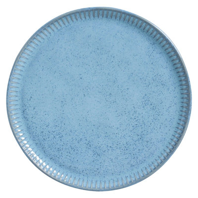 Linhas Breeze Commercial Dishwasher Safe 10.8'' Stoneware Dinner Plate , Set of 6