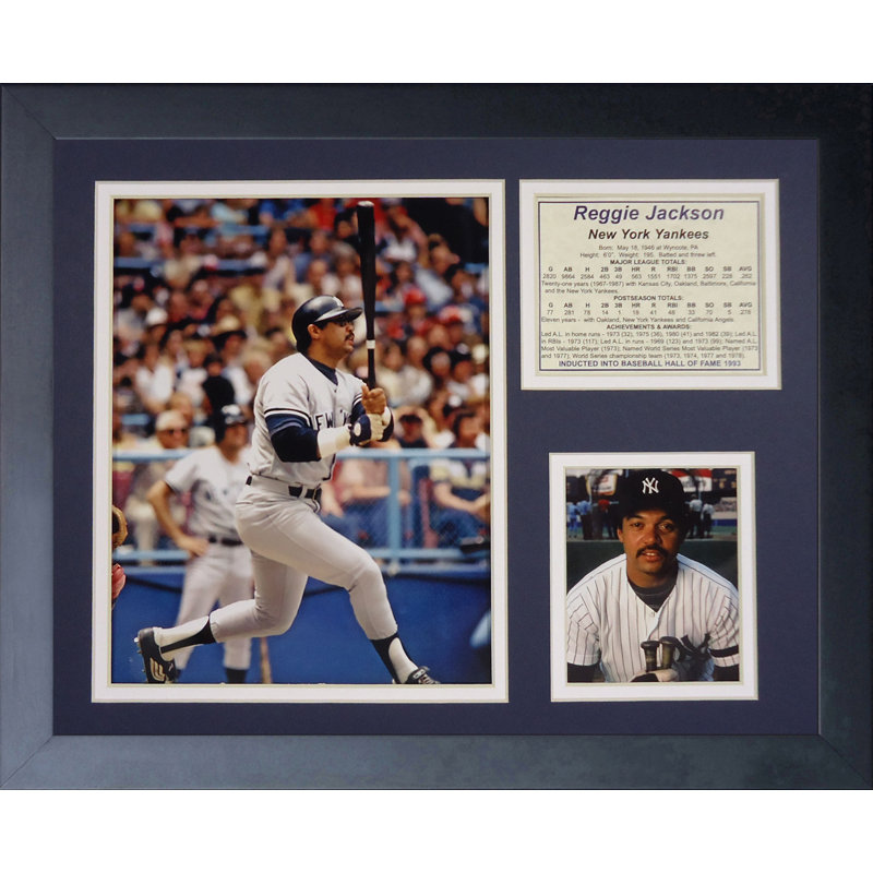 Souvenirs encadrée reggie jackson