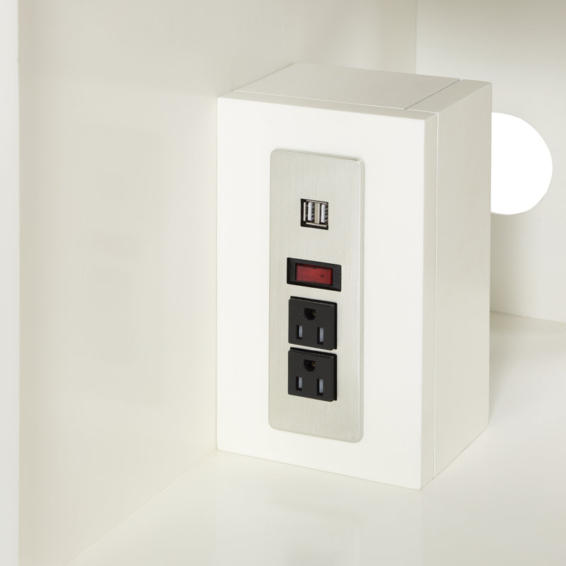 Gracie 48'' W Single Vanity, Calacatta Quartz, Satin White (Cream White)