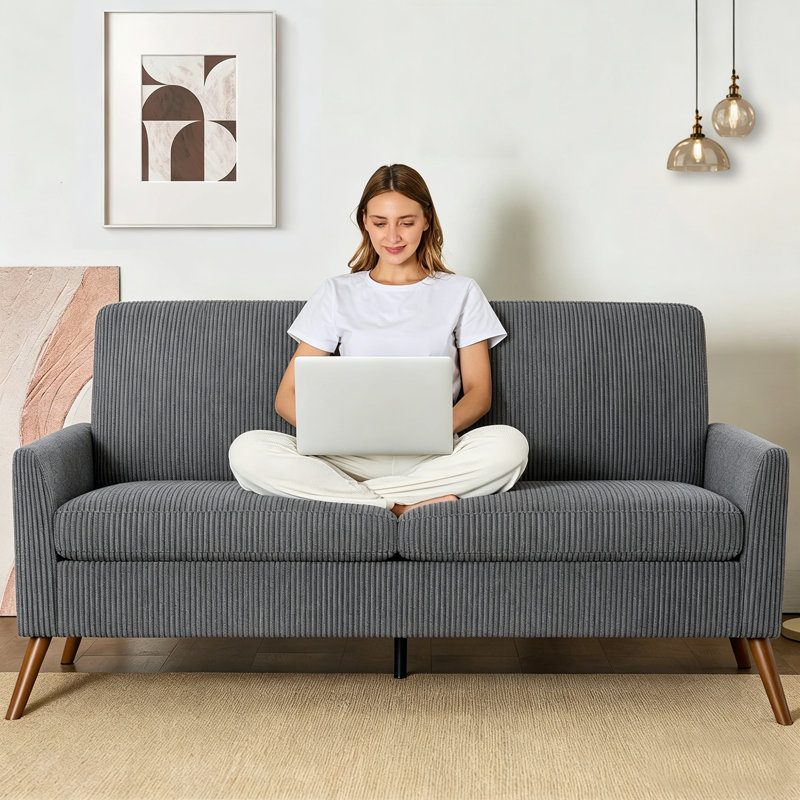 3-In-1 Convertible Sofa Bed For Small Spaces – Adjustable Split Back Couch Lounger Sleeper With 600Lb Capacity, Certipur-US Foam, OEKO-TEX Certified