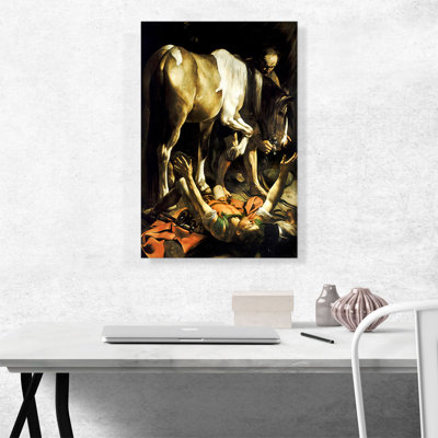 " The Conversion Of St Paul On The Way To Damascus 1601 " by Caravaggio Painting Print