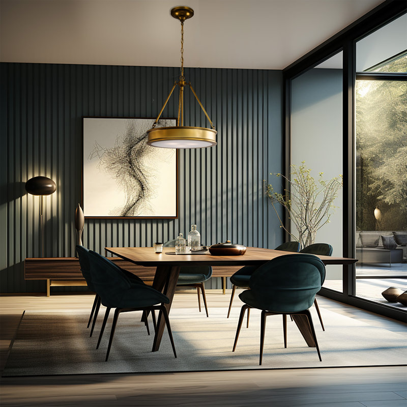 Three Posts Everlee Pendant Light, Liberty Gold