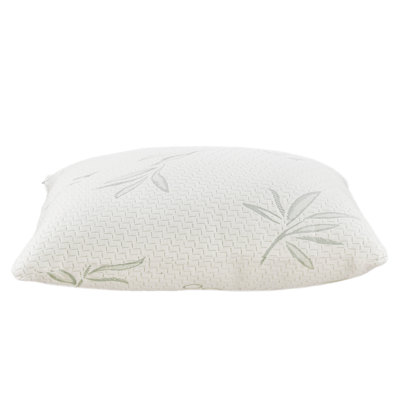 Coussin de lit de grande taille en mousse à mémoire de forme et de gel peluche Celia