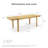 Logan Solid Wood 90" Extendable Dining Table-385269047