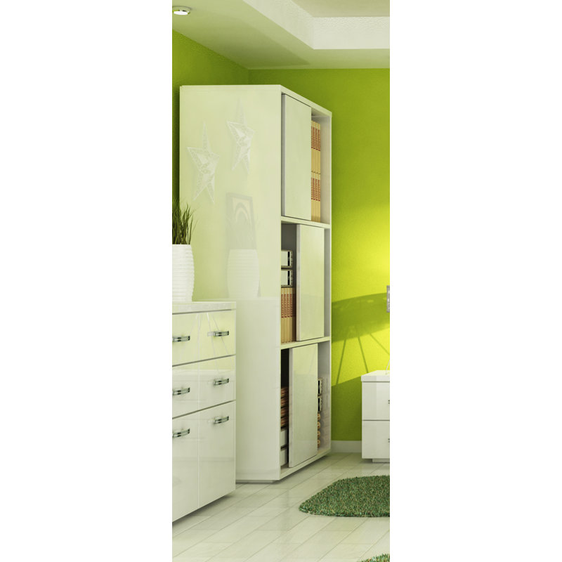 Privilegio 187.5cm H x 90cm W Cube Bookcase