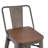 Dhanvin Counter Stool with Metal Frame