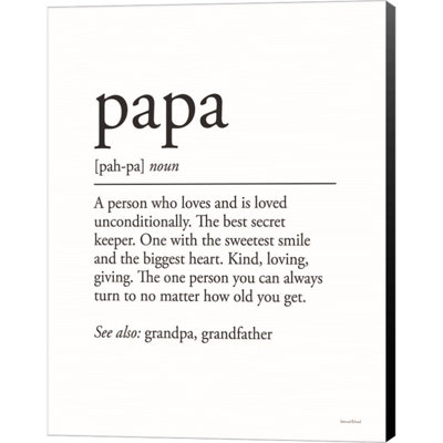 " Papa Definition " by Lettered & Lined