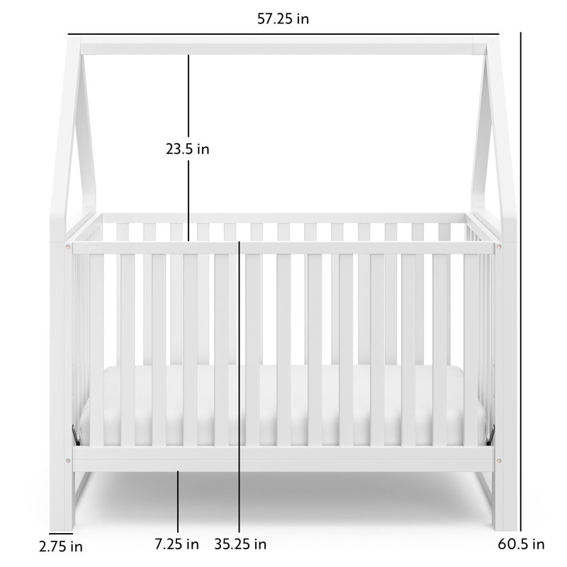 Orchard 5-in-1 Convertible Crib, White