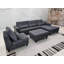 Canapé modulaire en microfibre avec repose-pieds Begraj-700082976-700082979