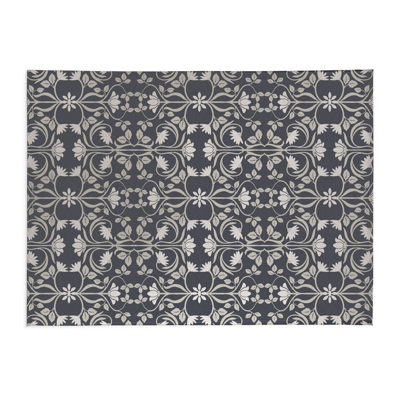 Tapis Savanah, Gris anthracite, Rectangle 5 pi x 7 pi