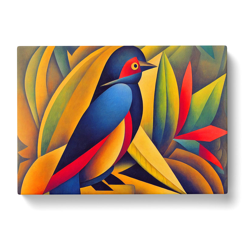 Flawless Bird Abstract - Wrapped Canvas, 40cm H x 60cm W x 3cm D