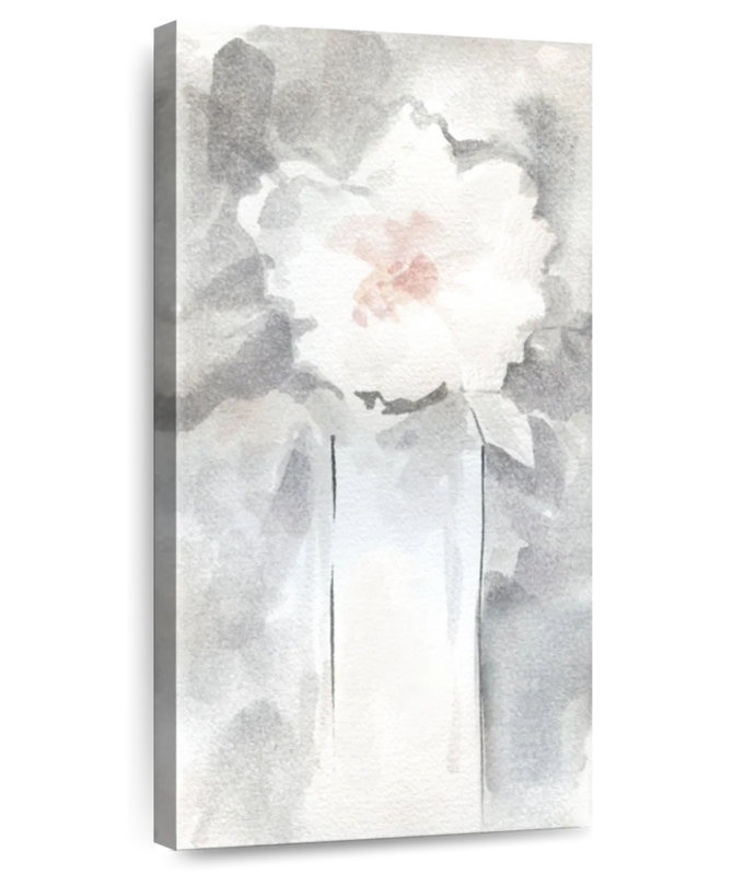 Avery Silver Blush II, 24" H x 12" W