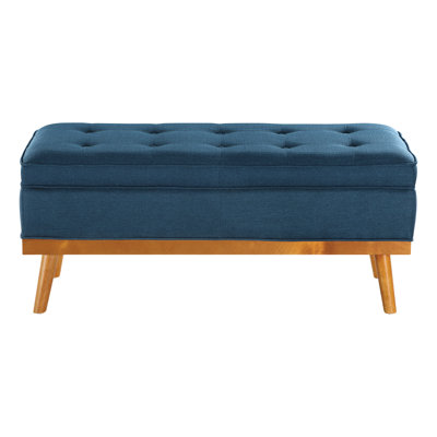 Boyu Polyester Blend Upholstered Storage Bench