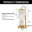 Chauffe-bougie en cristal Crystal