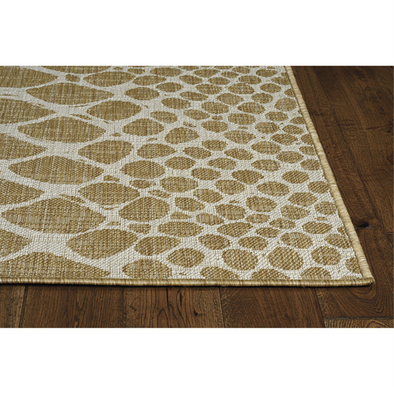 Jhanel Abstract Indoor / Outdoor Rug, Rectangle 7'10" x 10'10"