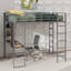 Lit mezzanine pour enfants avec 2 tablettes et 1 bureau Gatland-1346974016-1346974021