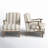 Amilio 28" W Farmhouse Upholstered Armchair with Solid Wood Frame-966426069