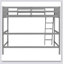 Solid Wood Loft Bed With Ladder-2030949028
