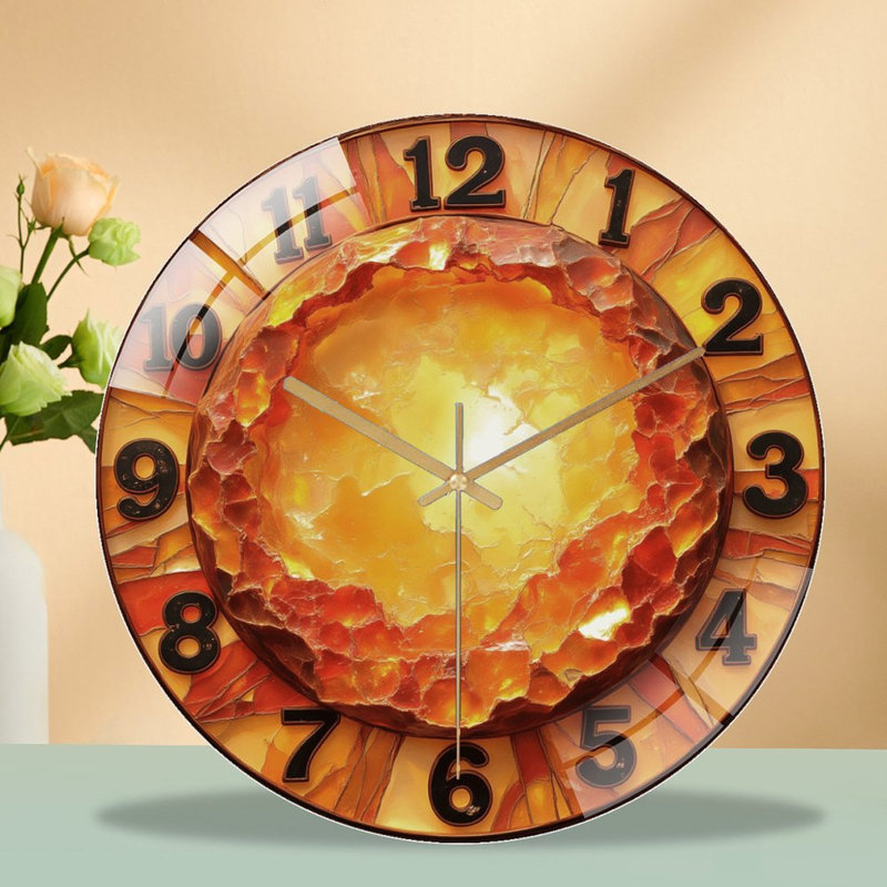 Horloge murale Fiery Sun