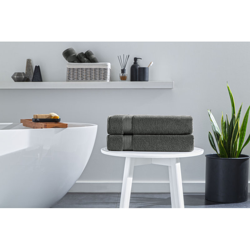 Ozdilek 2-Piece Bath Towels, 30x60 550GSM– 30x60 Inches, 100% Turkish Cotton, Luxury Quick Dry, Extra Large, Fade-Resistant, Eco-Friendly, Lightweight, Spa Towel, Cotton Towel