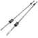 Linear Rail 2X 20-1500mm Linear Slide Rail + 4X Pillow Block Carriage